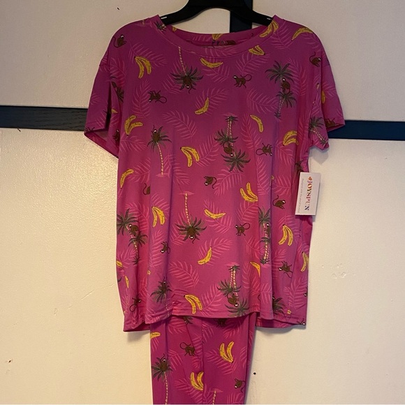 Joyspun Pajamas Set Women’s Size Medium Pink Pull Over Top Pull On Pants‎ - Picture 1 of 16